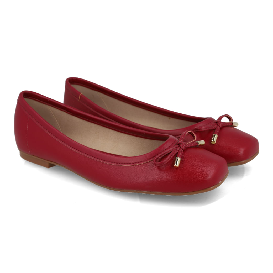 Moleca Sapatilha 5829-100-9569-103102 Cherry Napa Turim_7_999999992679638_28